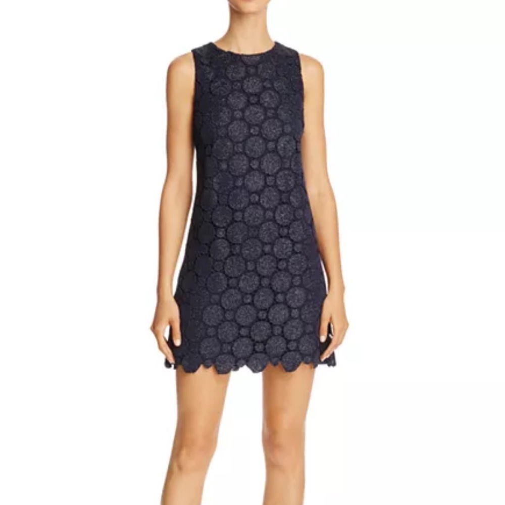 Alice + Olivia Blue Sheath Mini Dress